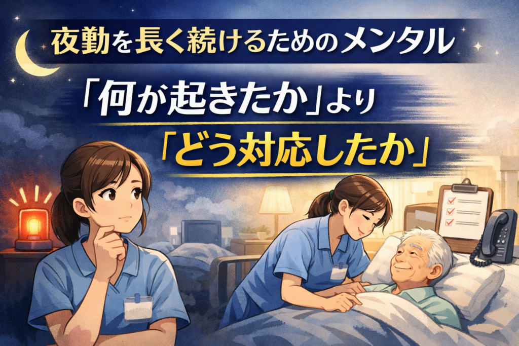 介護の夜勤を長く続けるためのメンタル【『何も起こらないでほしい』から卒業する】 – 希望の福祉ブログ